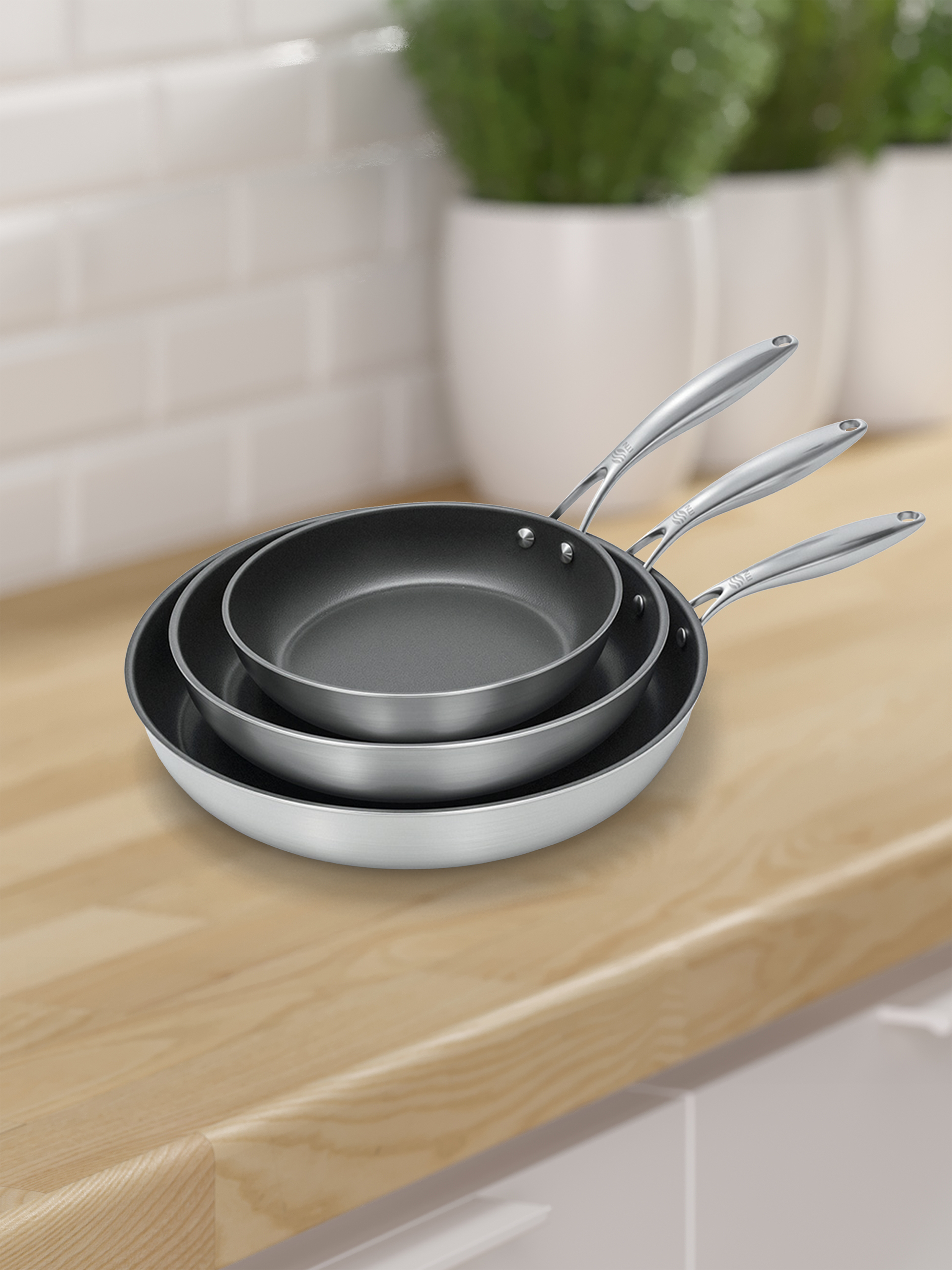 CoatedSteel Classic – 3er-Set